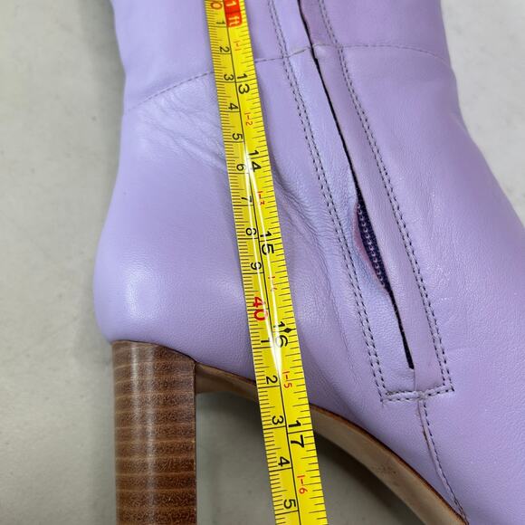 Kate Spade Rochelle Buttery Soft Leather Knee High Boot Frzen Lilac Women 7.5NWB - Picture 12 of 13
